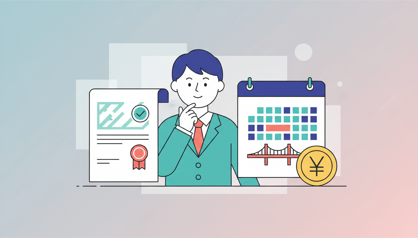 補助金のつなぎ資金とファクタリングを解説するイラスト